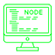 Node.js web development icon