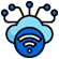 Node.js streaming data icon