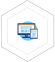 HTML responsive web design icon